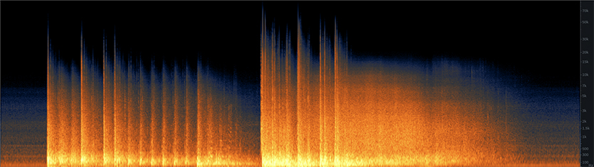 Bank Implosion Spectrogram