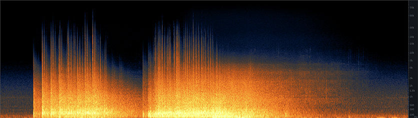 Medium Office Implosion Spectrogram