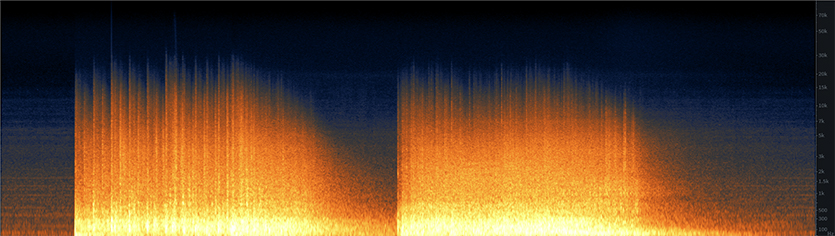 Stadium Implosion Spectrogram