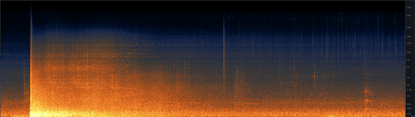 Stadium Roof Implosion Spectrogram